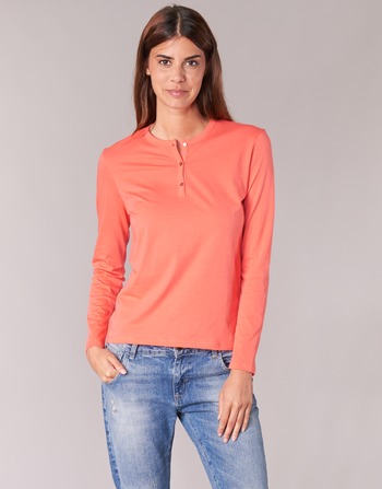 vaatteet Naiset T-paidat pitkillä hihoilla BOTD EBISCOL Oranssi