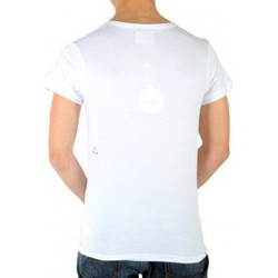 vaatteet Naiset Lyhythihainen t-paita Eleven Paris 55688 Valkoinen