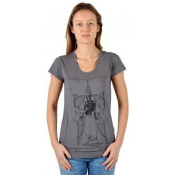 vaatteet Naiset Lyhythihainen t-paita Eleven Paris 14257 Harmaa