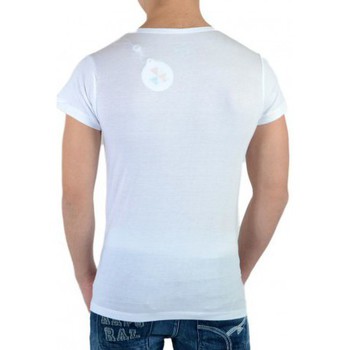 vaatteet Naiset Lyhythihainen t-paita Eleven Paris 39435 Valkoinen