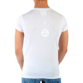 vaatteet Pojat Lyhythihainen t-paita Eleven Paris 42688 Valkoinen