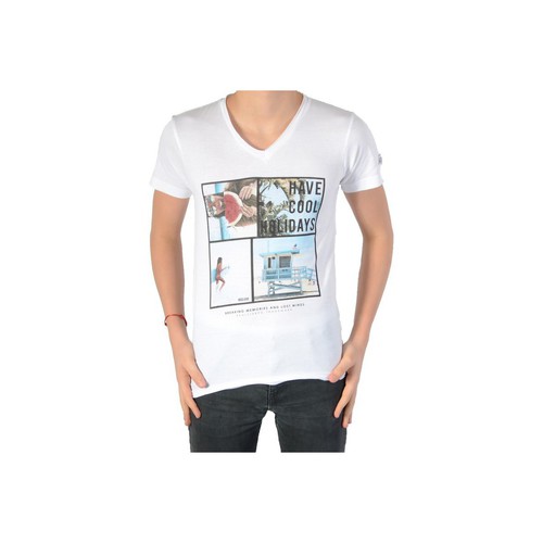 vaatteet Tytöt Lyhythihainen t-paita Deeluxe 77347 Valkoinen