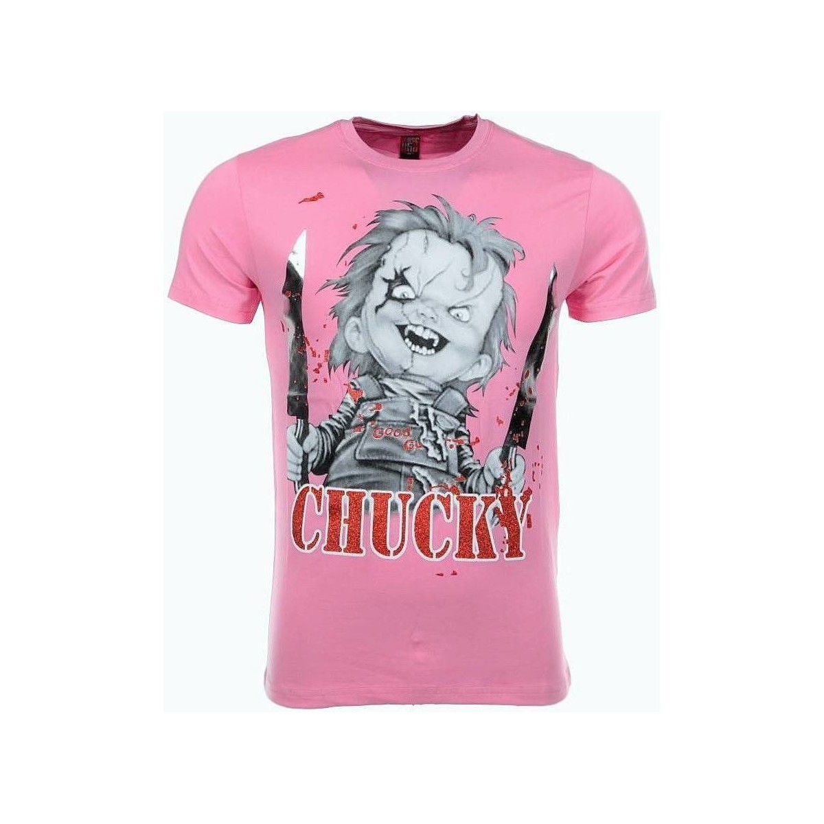 vaatteet Miehet Lyhythihainen t-paita Local Fanatic 2195213 Vaaleanpunainen