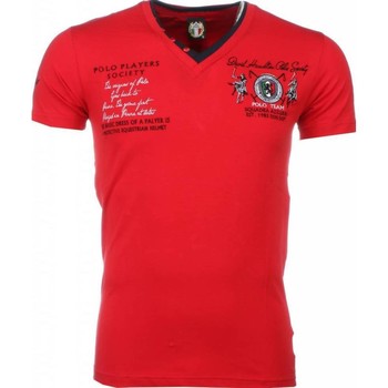 vaatteet Miehet Lyhythihainen t-paita David Copper 6694338 Punainen