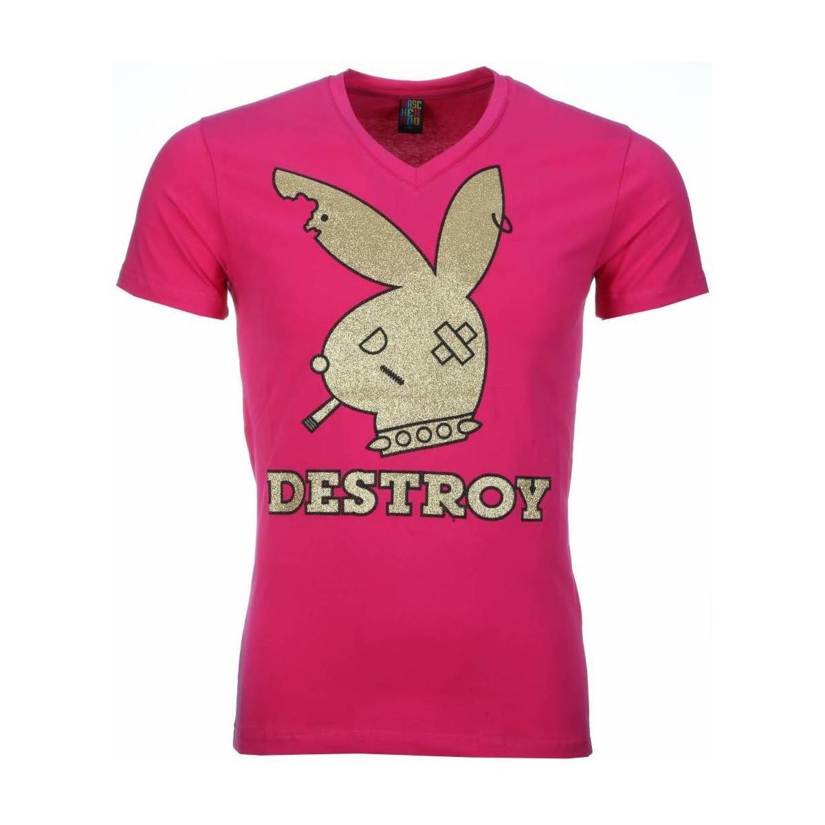 vaatteet Miehet Lyhythihainen t-paita Local Fanatic 6320762 Vaaleanpunainen