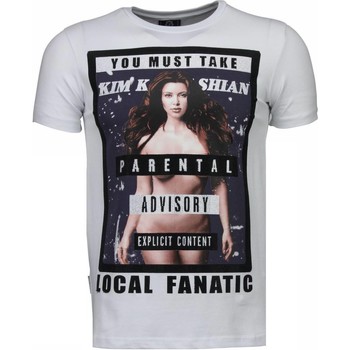 vaatteet Miehet Lyhythihainen t-paita Local Fanatic 20777100 Valkoinen