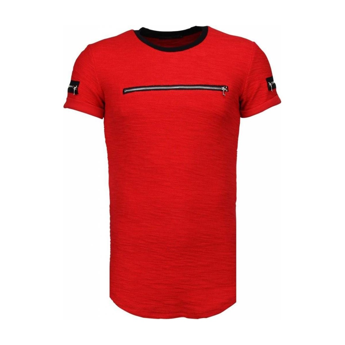 vaatteet Miehet Lyhythihainen t-paita Justing 31873808 Punainen