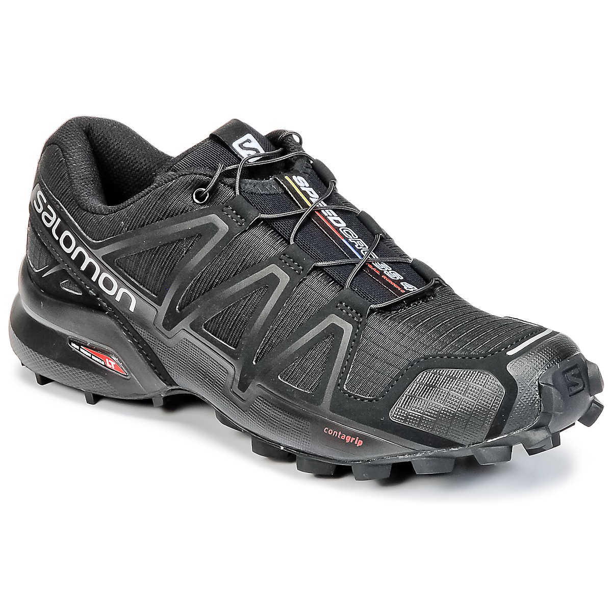 kengät Naiset Juoksukengät / Trail-kengät Salomon SPEEDCROSS 4 W Musta