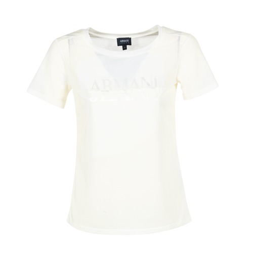 vaatteet Naiset Lyhythihainen t-paita Armani jeans KAJOLA Valkoinen