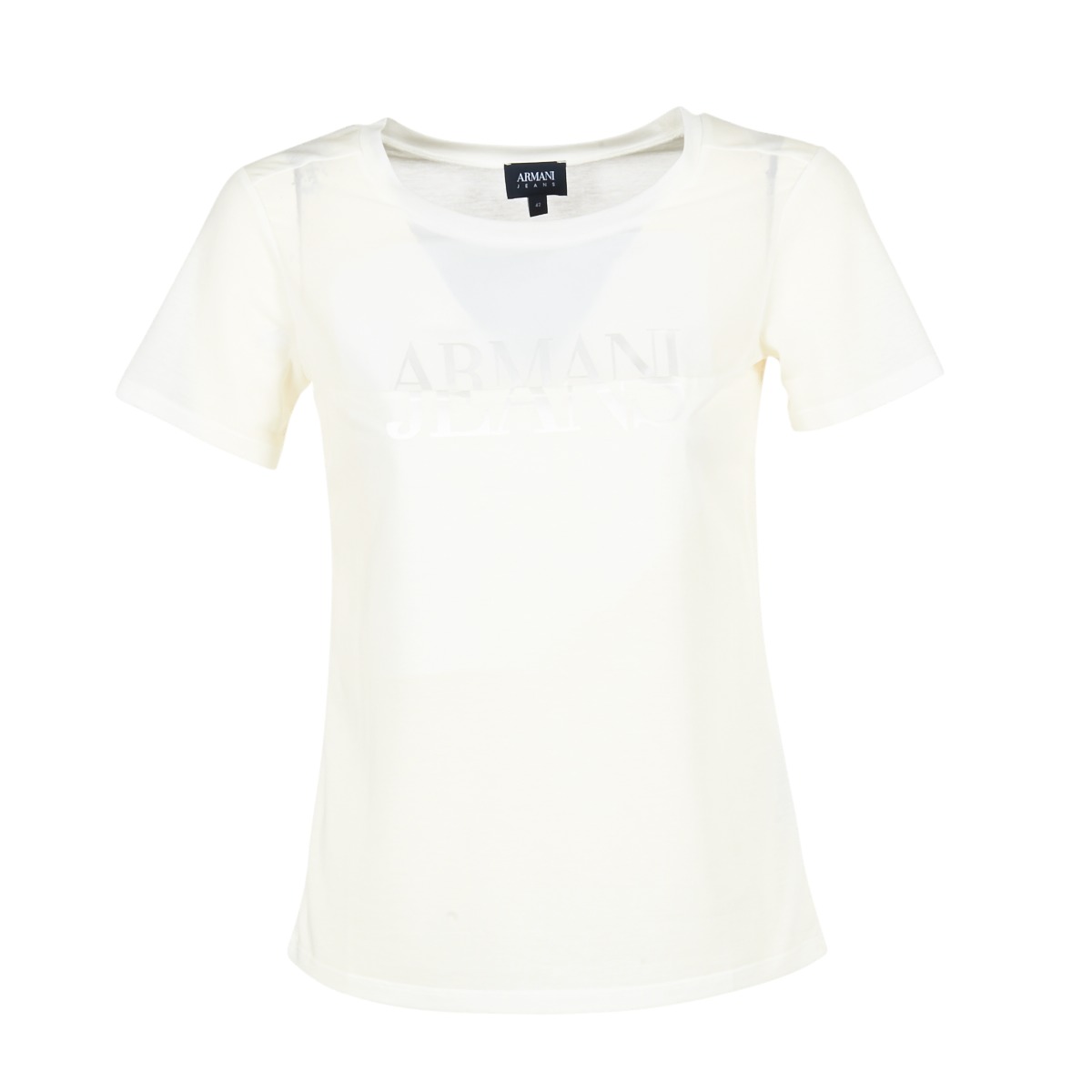vaatteet Naiset Lyhythihainen t-paita Armani jeans KAJOLA Valkoinen