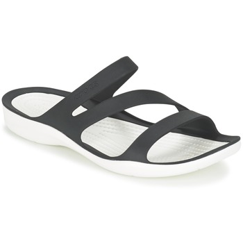 kengät Naiset Sandaalit ja avokkaat Crocs SWIFTWATER SANDAL W Musta / Valkoinen
