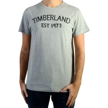 vaatteet Miehet Lyhythihainen t-paita Timberland 92962 Harmaa