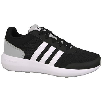 kengät Lapset Juoksukengät / Trail-kengät adidas Originals Cloudfoam Race Valkoiset, Harmaat, Mustat