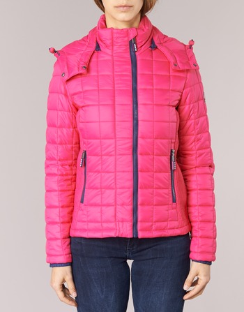 Superdry FUJI BOX QUILTED Vaaleanpunainen