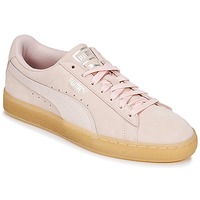 kengät Naiset Matalavartiset tennarit Puma SUEDE CLASSIC BUBBLE W'S Vaaleanpunainen