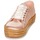 kengät Naiset Matalavartiset tennarit Superga 2730 SATIN COTMETROPE W Vaaleanpunainen