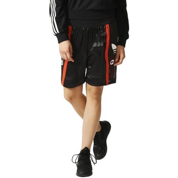 adidas Originals Basketball Baggy Mustat, Punainen