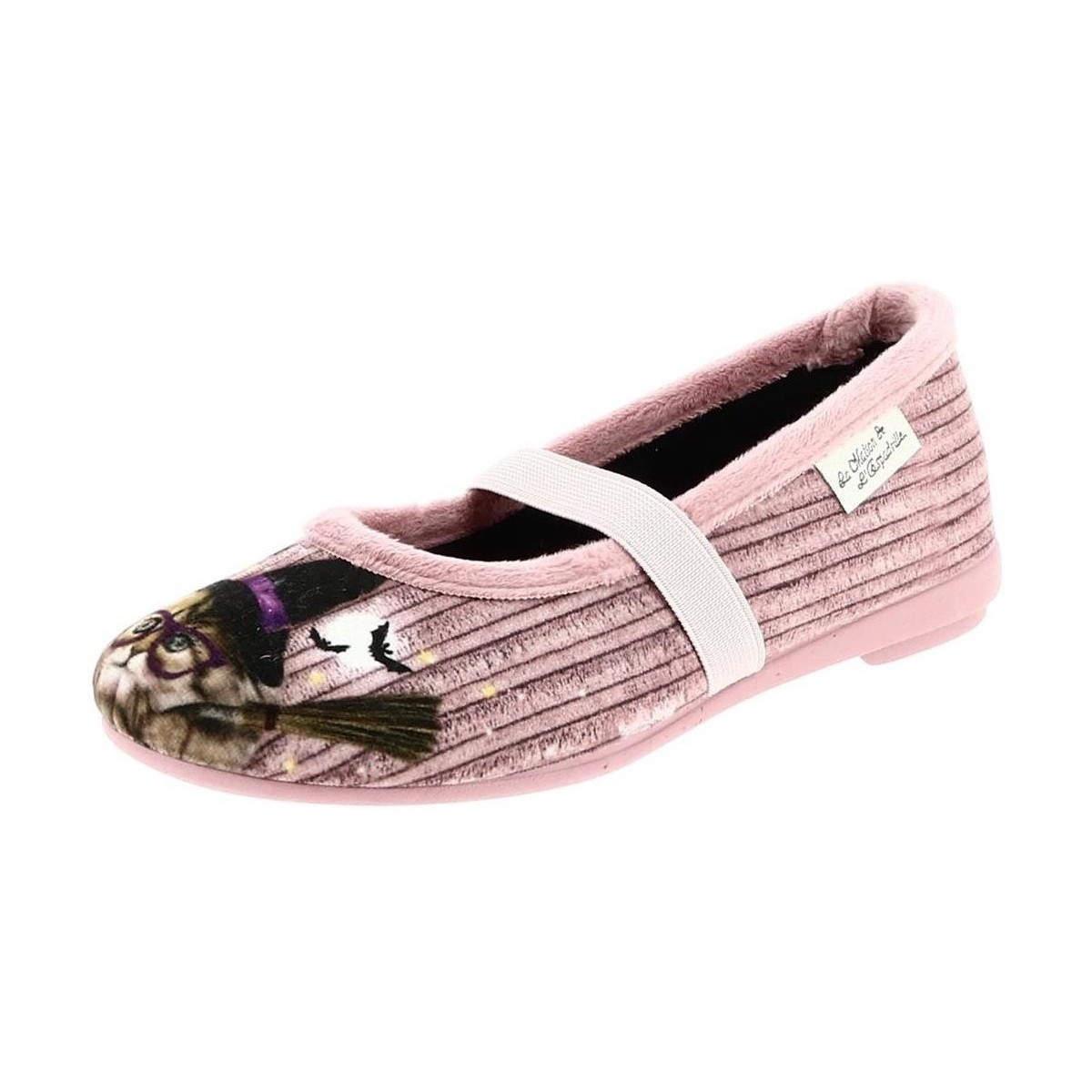 kengät Tytöt Balleriinat La Maison De L'espadrille 9056 Vaaleanpunainen