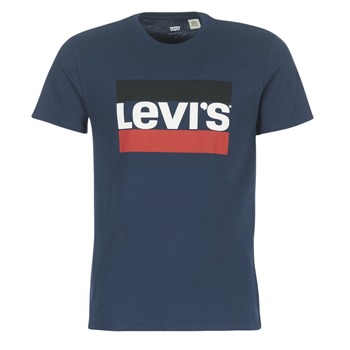 vaatteet Miehet Lyhythihainen t-paita Levi's GRAPHIC SPORTSWEAR LOGO Laivastonsininen