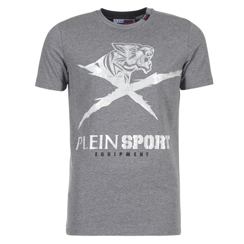 vaatteet Miehet Lyhythihainen t-paita Philipp Plein Sport BORIS Harmaa / Hopea