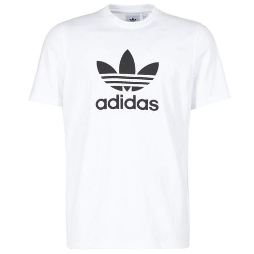 vaatteet Miehet Lyhythihainen t-paita adidas Originals TREFOIL T-SHIRT Valkoinen