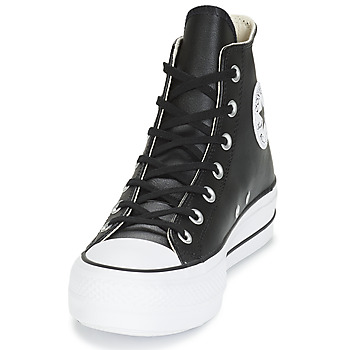 Converse CHUCK TAYLOR ALL STAR LIFT CLEAN LEATHER HI Musta