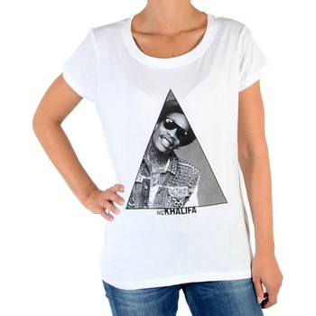 vaatteet Naiset Lyhythihainen t-paita Eleven Paris 32628 Valkoinen