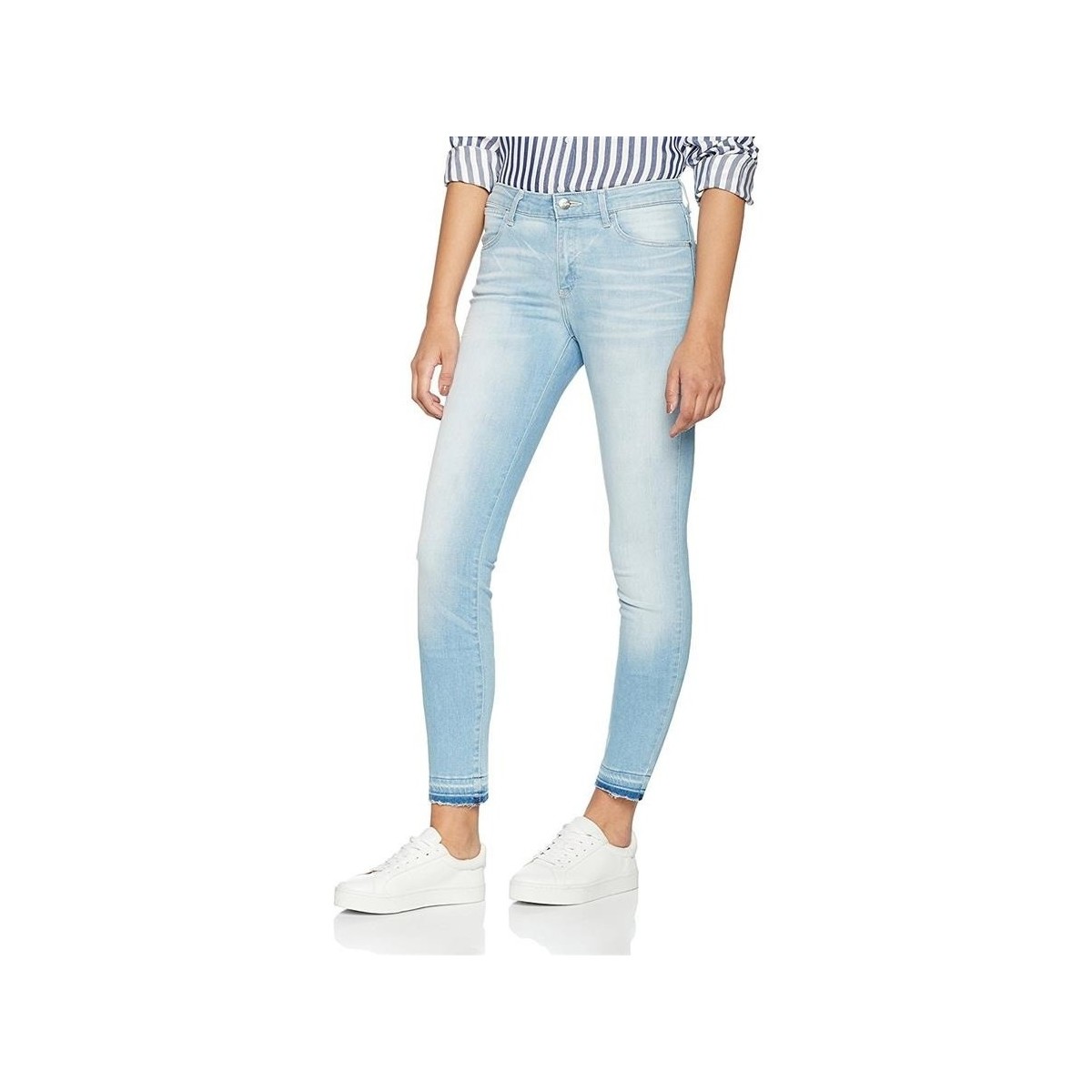 vaatteet Naiset Skinny-farkut Wrangler Skinny Sunkissed Jeans W28KLE86K Sininen