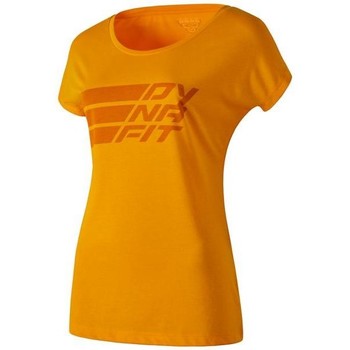 vaatteet Naiset Lyhythihainen t-paita Dynafit Compound Dri-Rel Co W S/s Tee 70685-4630 Oranssi