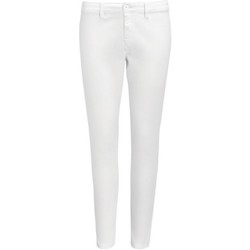 vaatteet Naiset Chino-housut / Porkkanahousut Sols 01425 White