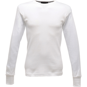 vaatteet Miehet T-paidat pitkillä hihoilla Regatta RG289 White
