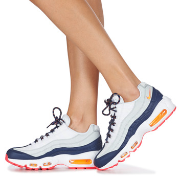 Nike AIR MAX 95 W Valkoinen / Sininen / Oranssi